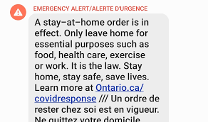 The stay at home order requires everyone to remain at home with exceptions for permitted purposes or activities, such as going to the grocery store accordingly, in line with provincial regulations during the state of emergency and stay at home order, everyone is asked to limit trips outside of their home. Province Issues Emergency Alert About Stay At Home Order Kitchener News