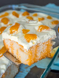 Orange Creamsicle Poke Cake Recipe Creamsicle Cake Poke Cake Recipes Poke Cake