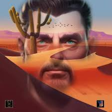 In the heart of the Egyptian desert, where the sands whisper ancient  secrets, a solitary figure walks with the grace of the wind, embodying the  spirit of resilience and the timeless allure