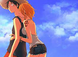 One Piece Nami Luffy One Piece Luffy One Piece Manga One Piece Nami