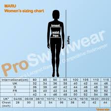 maru womens size chart