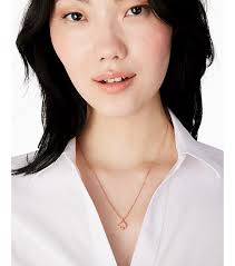 Kate Spade enamel pendant & bangle set