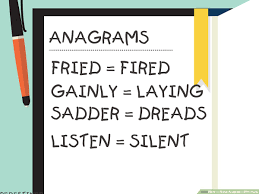 You don't have to be an accomplished author to put words together or even play with them. 3 Ways To Solve Anagrams Effectively Wikihow
