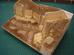 Wwi Trench Diorama Diorama Military Diorama Trench
