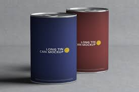 Download Long Tin Can Mock Up By Massdream