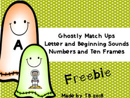 ghostly match ups freebie