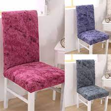 Dining room chair seat covers stretch jacquard chair cushion covers furniture protector set of 2 with ties removable dyfunhomehecor 4.5 out of 5 stars (292) $ 15.99 free shipping add to favorites chair back cover with pockets, kitchen chair slipcover, armless dining chair cover, chair back space saver, chair back organizer. Buy Stretch Fabric Dining Room Wedding Kitchen Home Short Chair Seat Covers At Affordable Prices Free Shipping Real Reviews With Photos Joom