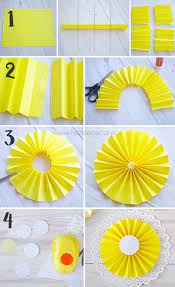 Como Hacer Abanicos De Papel Papel Decorativo Decoracoes De Festa Diy Kids Crafts