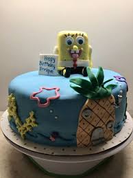 Sponge Bob Square Pants Cake Fondant Sponge Bob Square Pants Cake Cake Fondant Cakes Square Cakes