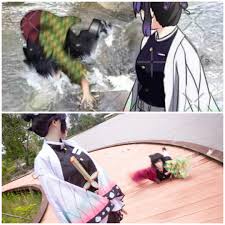 Woman holding umbrella illustration, woman holding umbrella, oldboy. Cinoh Pa Twitter I Don T Know What S More Cursed Recreating This Meme With Maximum Blur Or The First Attempt Where My Limbs Are Just Kiyocosplay Cinohrui Whitespecsphoto Kimetsunoyaiba Cosplaymemes