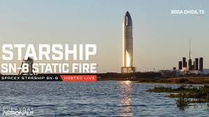 Spacex will also provide a separate audio loop webcast from its launch control center. Let S Watch Spacex Static Fire Starship Sn 8 Youtube