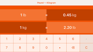 Pounds To Kilograms Lb To Kg App For Iphone Free