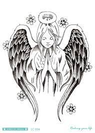 Drawing sketsa gambar animasi conan keren steemit. Rocooart Skizze Engel Gefalschte Tattoo Kreuz Flugel Grosse Taty Manner Temporare Tattoo Aufkleber Fur Korper Kunst Tatouage Temporaire Weibliche Temporary Tattoos Aliexpress