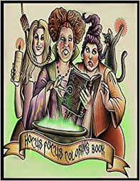 Halloween goth fairy spooky tree pumpkins. Hocus Pocus Coloring Book Coloring Book For Kids Teens And Adults With High Quality Illustrations Rossa Rossa 9798696169033 Amazon Com Books