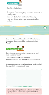 Check spelling or type a new query. Kunci Jawaban Tema 6 Kelas 2 Halaman 63 64 65 Buku Tematik Subtema 2 Pembelajaran 3 Tentang Nama Nama Hari Metro Lampung News