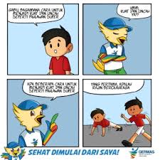Contoh pidato tentang dampak facebook. 40 Pemenang Lomba Komik Strip Germas Hellomotion Com