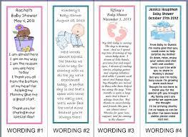 However when it comes time to write a baby shower card, you can end up with writer's. Baby Shower Bookmarks Thank You Favor 200 Designs Baby Shower Shower My Little Baby