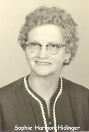 Sophia B Harmon Hidinger (1911-1983)