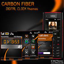 What you use?, mobile browser or pc browser? Carbon Fiber Digital Clock Themes X2 00 X3 00 206 6300 2700 240x320