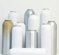 Refillable Shaped Empty Aluminum Aerosol Can 53*185mm Spray Can Metal Cans  With BOV & Actuator for Cooking Oil