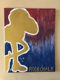 University Of Kansas 1912 Jayhawk Canvas Jayhawk Art Ku Jayhawks Art University Of Kansas