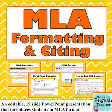 Modern language association (mla) style is used for formatting and documenting work in english and other disciplines in the humanities. Mla Format And Citation 8th Edition Powerpoint Presentation Informational Text Lesson Mla Format Teaching Writing