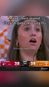 Mac Gilbert Missed Field Goal