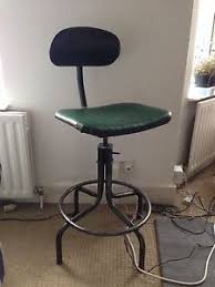 Vintage Industrial Tansad Draughtsmans Chair Machinist Chair Metal Swivel Chai Metal Chairs Vintage Industrial Chair