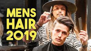 Mens Hair Modern Side Swept Haircut Style Tutorial 2019 Youtube