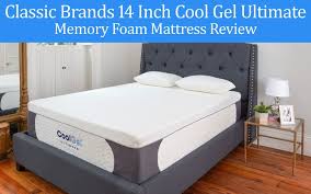 Classic Brands Cool Gel 14 Mattress Review Mattress Insight Mattresses Reviews Foam Mattress Mattress