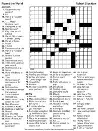 Whether the skill level is as a beginner or something more advanced, they're an ideal way to pass the time when you have nothing else to do like waiting in an airport, sitting in your car or as a means to. Large Print Crosswords Printable Free Free Printable Blog