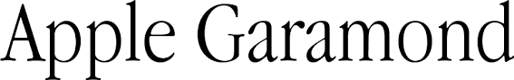 Apple Garamond Light Font