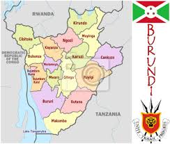 Burundi), полная официальная форма — респу́блика буру́нди (рунди republika y'u burundi, irepuburika y'uburundi, фр. Burundi Afrika Emblem Karte Administrativen Abteilungen Fototapete Fototapeten Administrative Teilung Patriotischen Myloview De