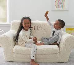 38 wide x 22 deep x 24.5 high; Sherpa Anywhere Sofa Lounger In 2021 Toddler Sofa Kids Couch Kids Sofa