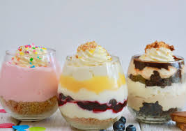 Bar carts aren't just for bar items. Single Serve Cheesecakes 3 No Bake Desserts Bigger Bolder Baking