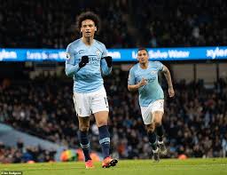 Wayne rooney's wife coleen alleged that rebekah had been passing. Manchester City 2 0 Cardiff Leroy Sane And Kevin De Bruyne Strike Daily Mail Online