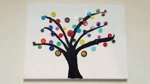 Cherry blossom art crafty craft crafts to make and sell crafts for kids cheap crafts crafts cute crafts diy art craft projects. Button Tree Canvas Activities For Dementia Patients Youtube