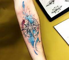 Check out the coolest tattoo designs here! 1001 Ideas For A Beautiful And Meaningful Compass Tattoo