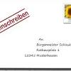 Diese art von brief sollte klar. 1