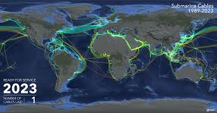 Wired World: 35 Years of Submarine Cables in One Map ...