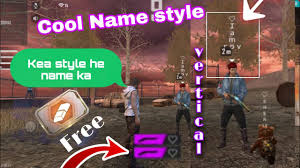 Si tuvieras que elegir el mejor juego battle royale del. Free Fire Change Name Style Vertically Up To Down Free Name Change Card Cool Trending Name Style Youtube