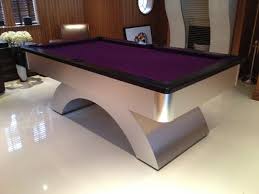 Arched Uk Pool Table Black Cushion Rail And Purple Cloth Pool Table Black Cushions Snooker Pool Table