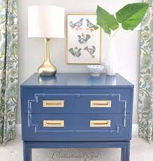 Rustoleum Night Tide Spray Paint Furniture Makeover Bamboo Furniture Bamboo Furniture Design
