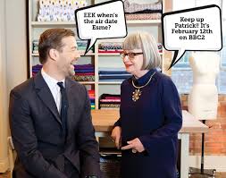 Grant is currently back on our screens for the new series of the great british sewing bee, which airs on wednesdays on bbc one. Patrick Grant Esme Young 2 Graphic Love Sewing