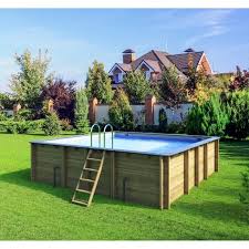 Odyssea Piscine Bois 5x5 M H 1 46 M Liner Gris Achat Vente Piscine Piscine Bois Carree Cdiscount