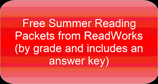 Readworks has free reading passages and answer keys to go along with the new common core standards. Time To Talk Tech Free Summer Reading Packets From Readworks By Grade And Includes An Answer Key