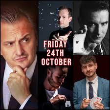 This Friday we welcome back The Marvellous Magic Show! With favourites and  seasoned professionals Josh King, Matt Daniel-Baker and Etienne Pradier,  and featuring Oliver Tabor and Rob Bentley as their host, you