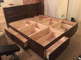 Platform Bed With Drawers Bed Frame With Drawers Platform Bed With Drawers Diy Platform Bed