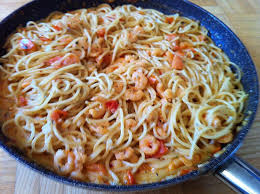 Pasta Mit Knoblauch Tomaten Shrimps Von Brauckmann65 Chefkoch Rezept Rezepte Einfache Gerichte Rezepte Mit Garnelen