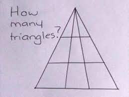 How many triangles puzzle answer 18. People Are Struggling To Guess How Many Triangles Are In This Photo